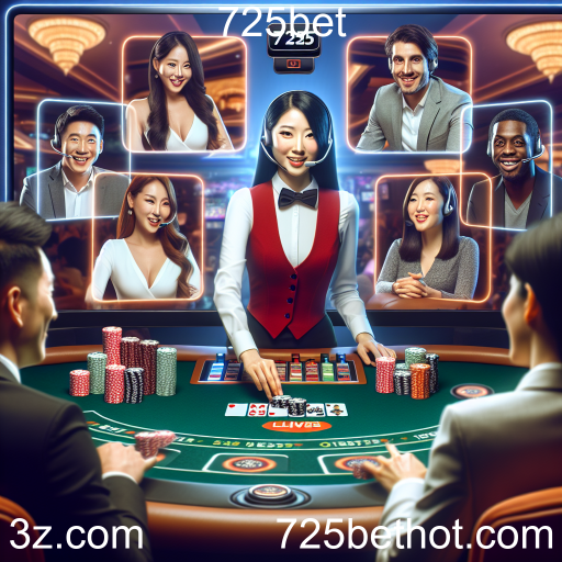 Experimente o Cassino Ao Vivo na 725bet